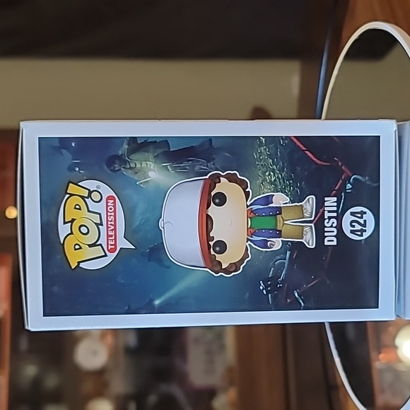 Funko POP Dustin With Compass Stranger Things Vinyl Figure - Picture 4 of 4